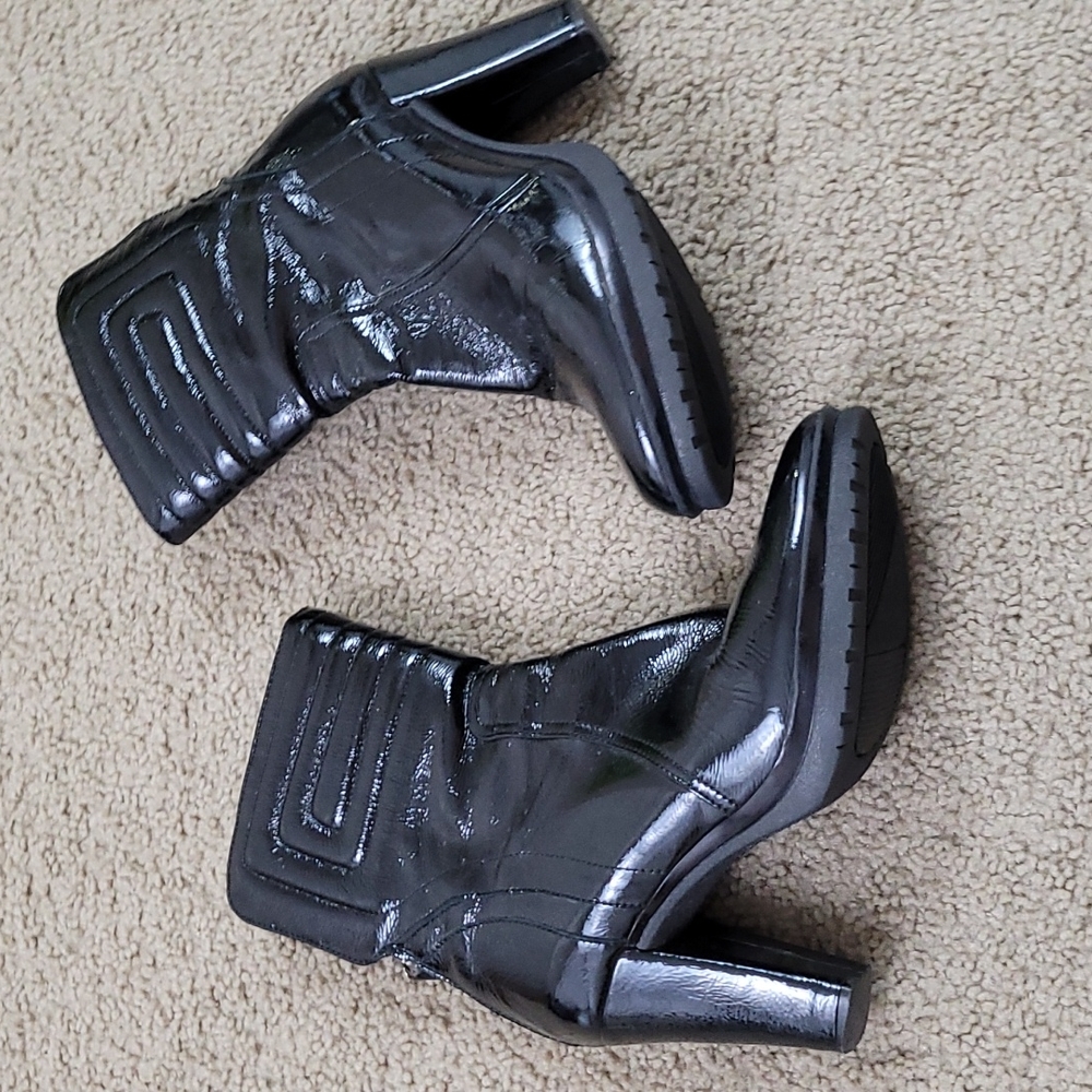 AQUATALIA Patent Leather Boot